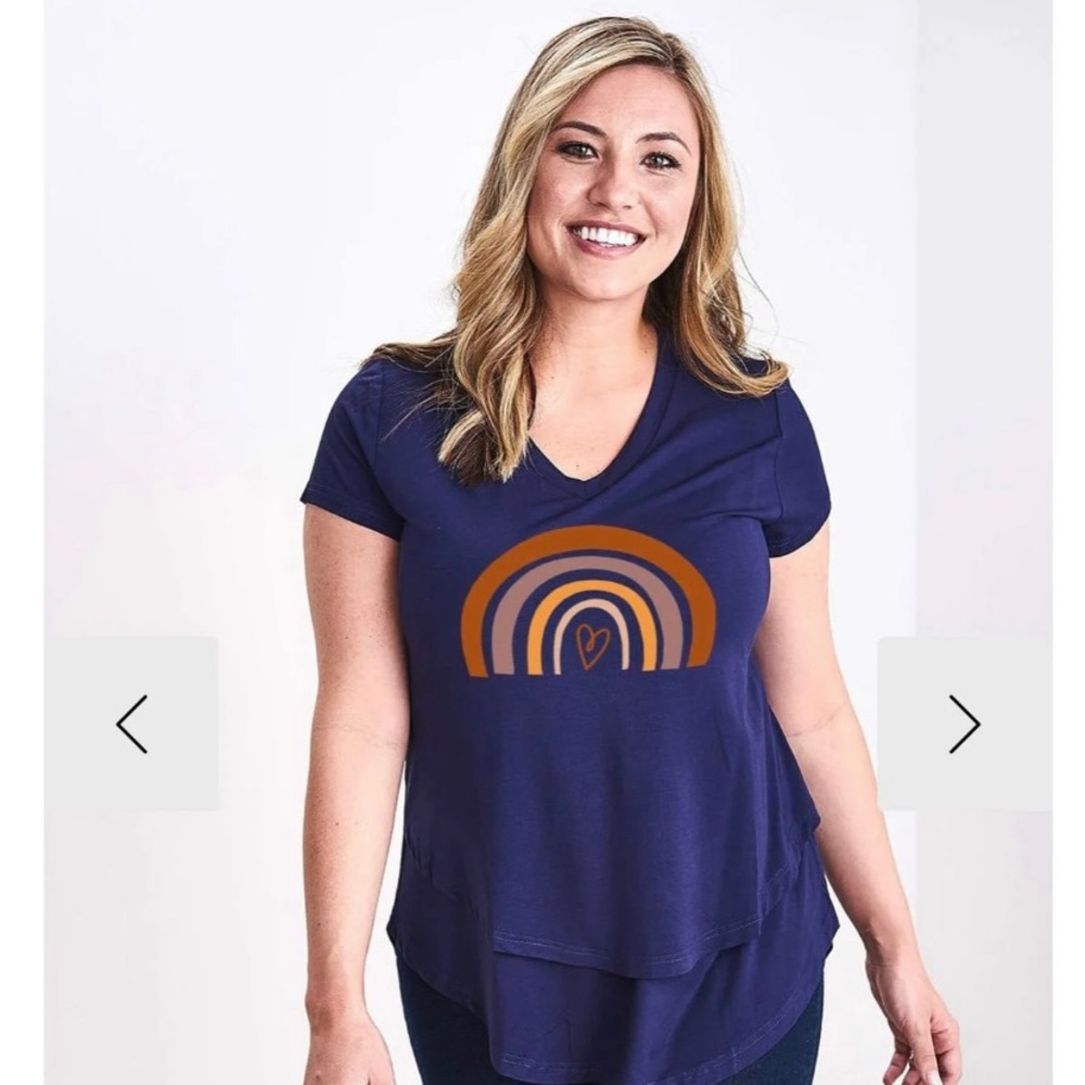 Latched Mama Rainbow Tee